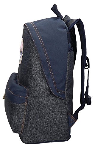 Pepe Jeans Yelena Mochila Azul 31x42x17,5 cms Poliéster 22.79L