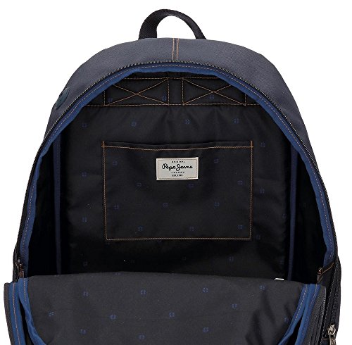 Pepe Jeans Yelena Mochila Azul 31x42x17,5 cms Poliéster 22.79L