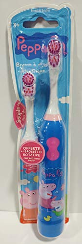 PEPPA PIG. CEPILLO DIENTES ELÉCTRICO INFANTIL. CON CABEZAL DE REPUESTO. PILAS INCLUIDAS. TINOKOU