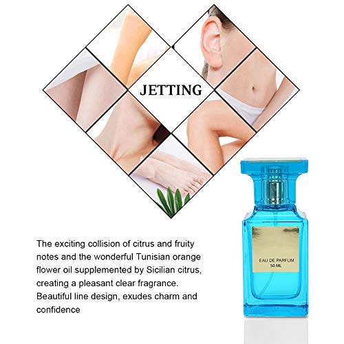 Perfume masculino cítrico de 50 ml, fragancia de larga duración EDT en aerosol, regalo para hombres, atractivo caballero, fragancia de larga duración en aerosol de sabor ligero