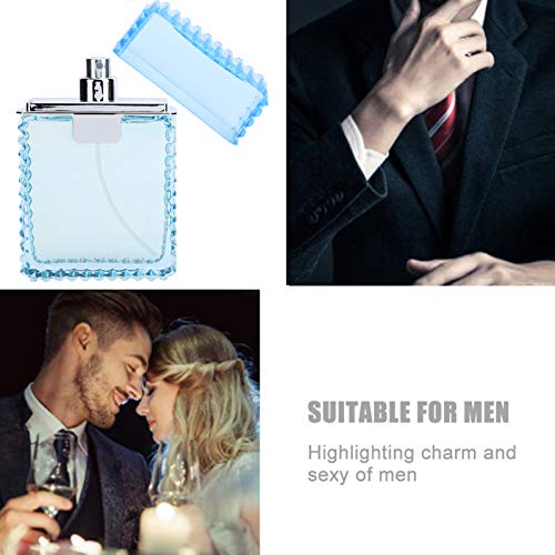 Perfume portátil para hombres de 100 ml, fragancia noble para hombres, Eau de Parfum para hombres, perfume para hombres, fragancia ligera de larga duración, perfume para caballeros, botella de spray,