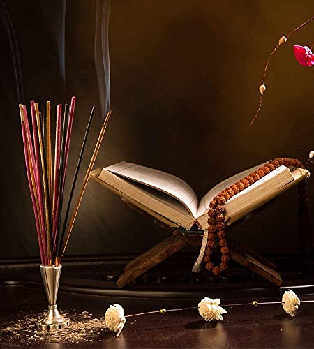 Perfumes de incienso más populares Perfume varillas que queman para la meditación regalo yoga en casa lección de aprendizaje natural indio, curación de los chacras perfumado regalo (80 piezas)