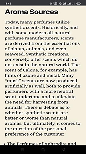 Perfumes History