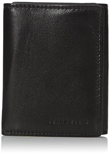 Perry Ellis Billetera para Hombre, Negro, Talla única