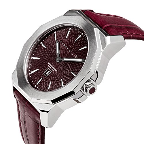 Perry Ellis Decagon Unisex 42mm Quartz Watch 08003-01