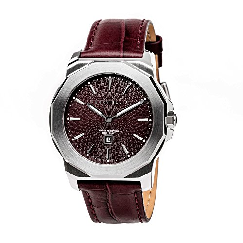 Perry Ellis Decagon Unisex 42mm Quartz Watch 08003-01