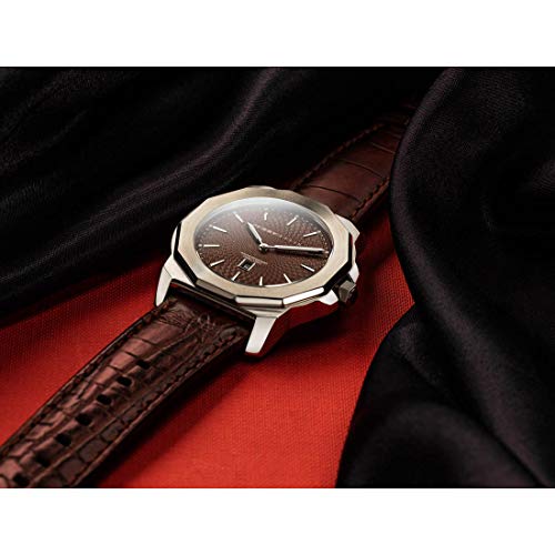 Perry Ellis Decagon Unisex 42mm Quartz Watch 08003-01