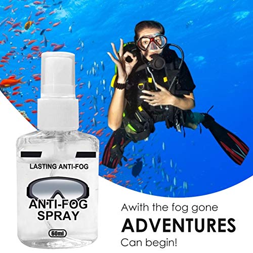 persiverney-AT Spray antivaho Spray Limpiador de Gafas Agente antivaho de Lentes portátiles para Lentes de Realidad Virtual Gafas de natación Gafas de esquí Ventana de Coche excellently
