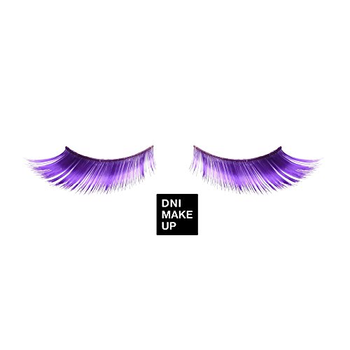 Pestañas postizas fantasía y carnaval · nº 22, Colibrí violeta, DNI MAKE UP