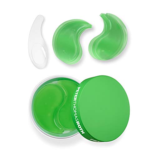 Peter Thomas Roth  Roth Cucumber Detox Hydra-Gel Eye Patches 30 Pairs60 Tapones para los oídos, 4 cm, Negro (Black)