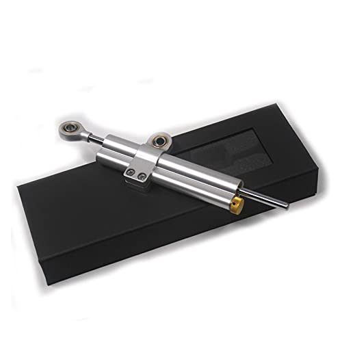 PFSDPO CNC Motocicletas Ajustables De Aluminio Dirección Estabilizó El Kit De Montaje del Soporte para YA-MAHA YZF R6 2006-2020/R1 2009-2017 Plata Amortiguador Universal de reemplazo (Color : Damper)
