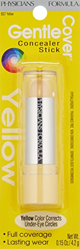 Physicians Formula - Gentle Cover Concealer Stick - Lápiz Corrector - Suave y de Fácil Aplicación - Oculta Manchas, Ojeras y Pequeñas Imperfecciones de la Piel - Yellow