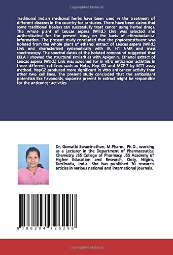 PHYTOCHEMICAL AND PHARMACOLOGICAL ASSESSMENT OF LEUCAS ASPERA: Anticancer Activity of Leucas Aspera