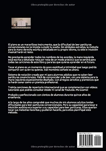Piano sin partituras: 30 canciones que podrás leer y tocar con facilidad