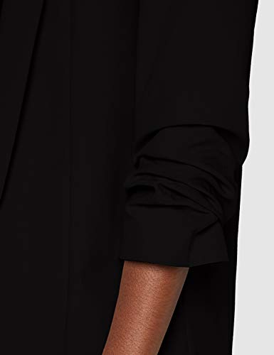 PIECES Pcboss 3/4 Blazer Noos Chaqueta de Traje, Negro (Black Black), 42 (Talla del Fabricante: X-Large) para Mujer