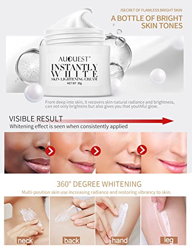 Piel Blanqueo Iluminador Crema por Oscuro Lugares en Cara Años Lugar Sol Lugar Punto Y Melasma Agente de Mudanzas Eficaz Iluminador Nutritivo Efecto Amable Y a Salvo / 30g / White