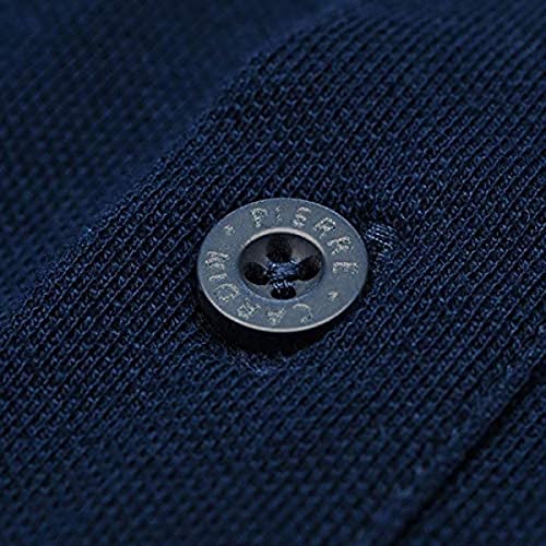 Pierre Cardin - Polo de corte clásico para hombre, con franja en el cuello y las mangas Multicolor azul marino XL