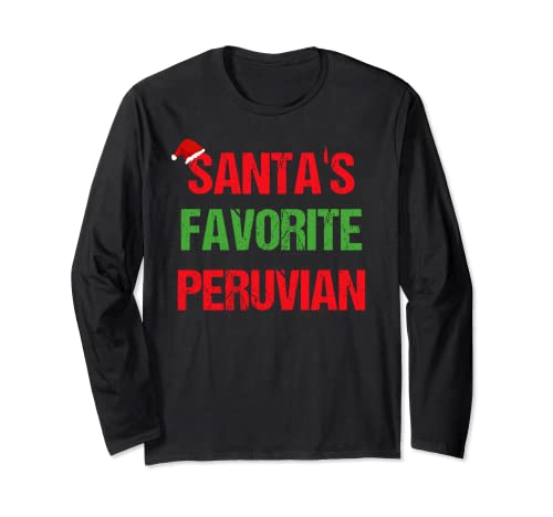 Pijama Peruano Divertido Perú Regalo de Navidad Manga Larga