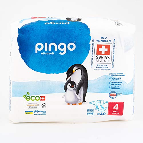 Pingo PAÑALES T4 7-18 Kg BIO, 40 uds. 420 g