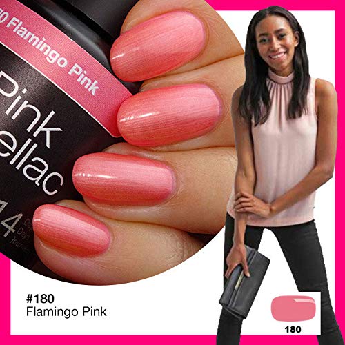 Pink Gellac 180 Flamingo Pink Color Esmalte Gel Permanente 14 días