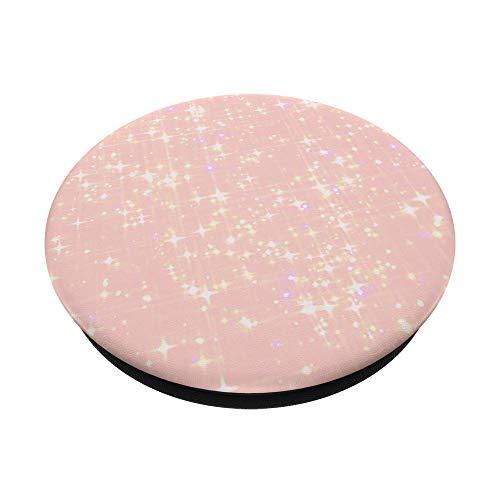 Pink Stars Cell Phone Button Holder,Pop Up Holders for Hand PopSockets PopGrip: Agarre intercambiable para Teléfonos y Tabletas