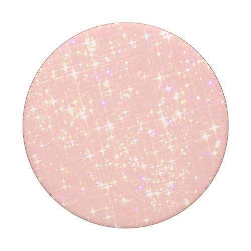 Pink Stars Cell Phone Button Holder,Pop Up Holders for Hand PopSockets PopGrip: Agarre intercambiable para Teléfonos y Tabletas