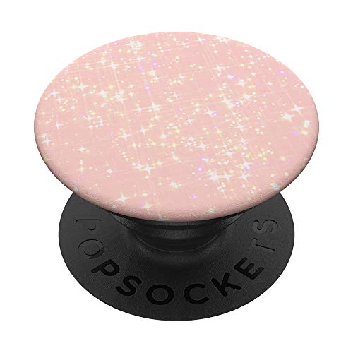 Pink Stars Cell Phone Button Holder,Pop Up Holders for Hand PopSockets PopGrip: Agarre intercambiable para Teléfonos y Tabletas