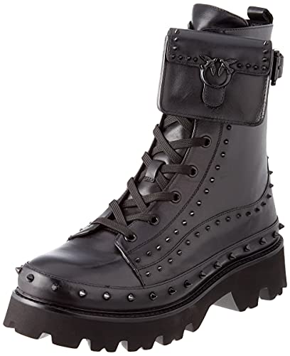 Pinko Salvador, Botas de Moda Mujer, Z99 Negro Limousine, 39 EU
