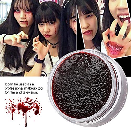 Pintura Corporal Facial Sangre Falsa, Maquillaje Profesional Sfx Sangre Falsa Para Halloween O Fiestas De Disfraces, Maquillaje De Terror Realista Para Efectos Especiales(30ml)