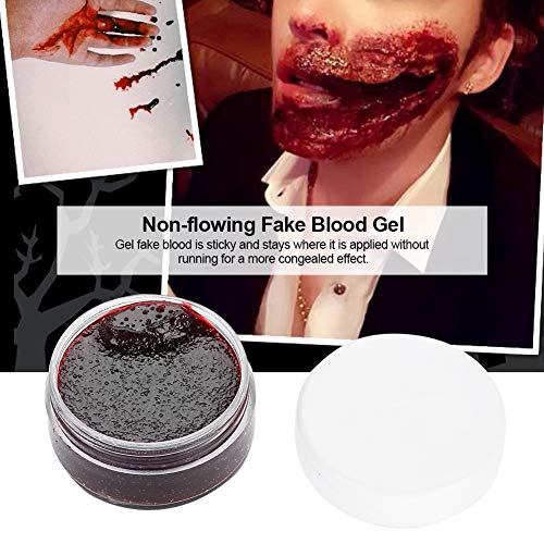 Pintura Corporal Facial Sangre Falsa, Maquillaje Profesional Sfx Sangre Falsa Para Halloween O Fiestas De Disfraces, Maquillaje De Terror Realista Para Efectos Especiales(30ml)