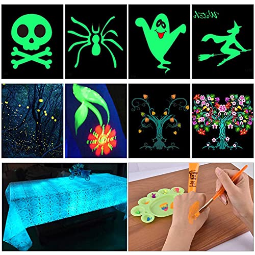 Pintura Corporal Fluorescente,kit de pintura facial,Pintura Corporal UV,pintura fluorescente en la oscuridad,Fluorescente Color Maquillaje,pintura fluorescente,Pintura Corporal