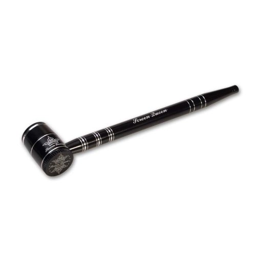 Pipe Silbato Screen Queen Colador lose Silbato de mano de aluminio negro