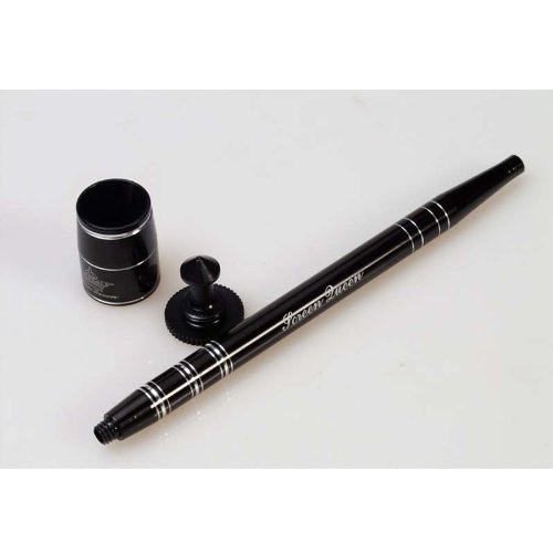 Pipe Silbato Screen Queen Colador lose Silbato de mano de aluminio negro