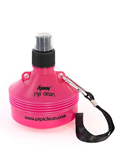 Pipi Clean Botella higienizante Plegable para Limpiar el PIS de los Perros | Limpiador orina Pipi Mascotas (Rosa Snoopy)