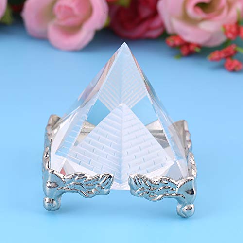 Pirámide de Cristal, Pirámide Creativa, de Cuarzo, Piedra Tallada, Figura Decorativa para el Hogar