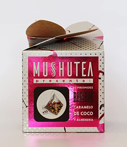 Pirámides de Té Rooibos con Caramelo de Coco y Almendra 6 unidades x10 bolsitas