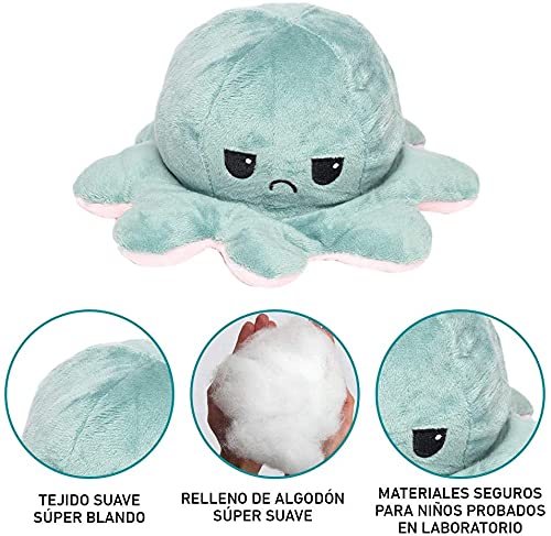 Pizarra magnética Infantil + PULPO reversible - pizarra mágica para niños con marco de fotos y luces led ( 8 efectos de luces , 4 rotuladores y 20 patrones de dibujo) (Rosa)
