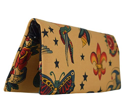Plan B Pitillera Tabaco de Liar, Yolo Tattoo, 16 x 8,5 cm, 50 g, con Bolsa Interior Goma Eva, Multicolor