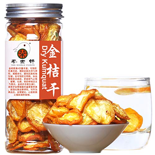 Plant Gift Dried Kumquat, ( Kumquat seco ) Té de fruta Té de fruta, alimentos ecológicos 100% natural Kumquat seco, té de flores, té perfumado, cuidado de la salud, saludable 120 g / 4.23oz