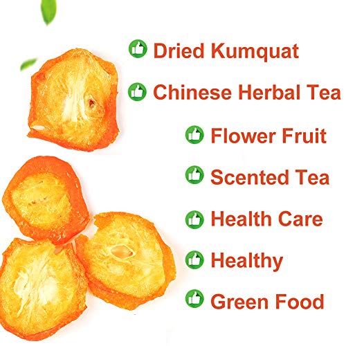 Plant Gift Dried Kumquat, ( Kumquat seco ) Té de fruta Té de fruta, alimentos ecológicos 100% natural Kumquat seco, té de flores, té perfumado, cuidado de la salud, saludable 120 g / 4.23oz
