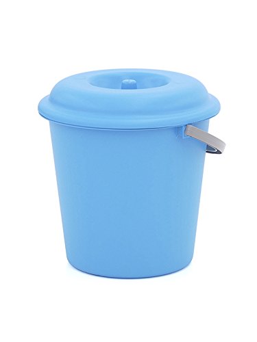 PLASTIKEN 6416L Cubo Basura PK 16 L C/Tapa Celeste