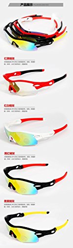 Playbook al por mayor 5 lentes TR90 marco deportes gafas de sol, UV400 muti-color Racing bicicleta Ciclismo gafas, polarizadas, Gris/Negro