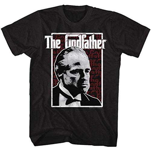 Playera para adultos con diseño de la película "Godfather 1970" - Negro - X-Large