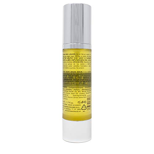 PLC PELUQUERIAS LOW COST Serum Argan Oro Líquido 50 ml Rico en aceite de Argán
