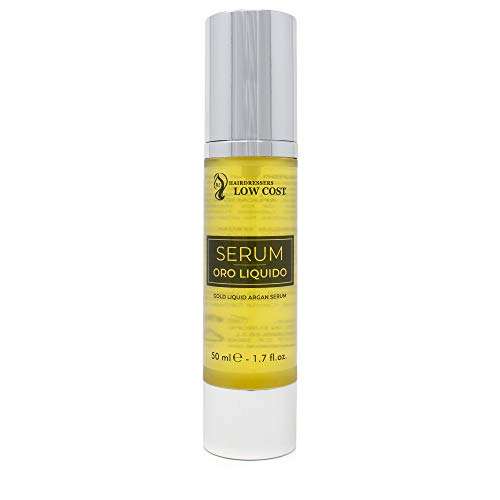 PLC PELUQUERIAS LOW COST Serum Argan Oro Líquido 50 ml Rico en aceite de Argán