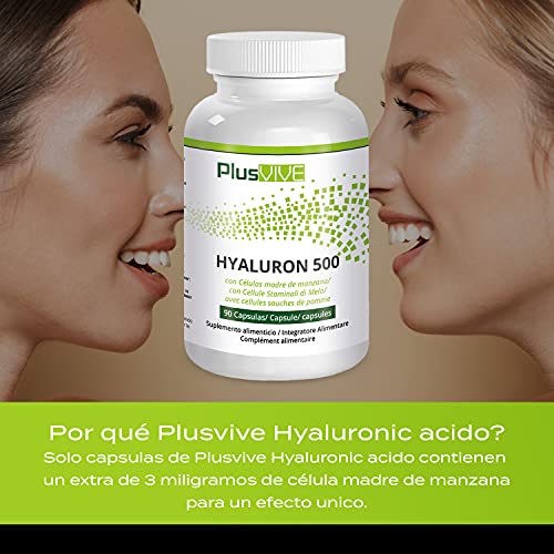 Plusvive - Ácido hialurónico con células madre de manzana (500 mg)