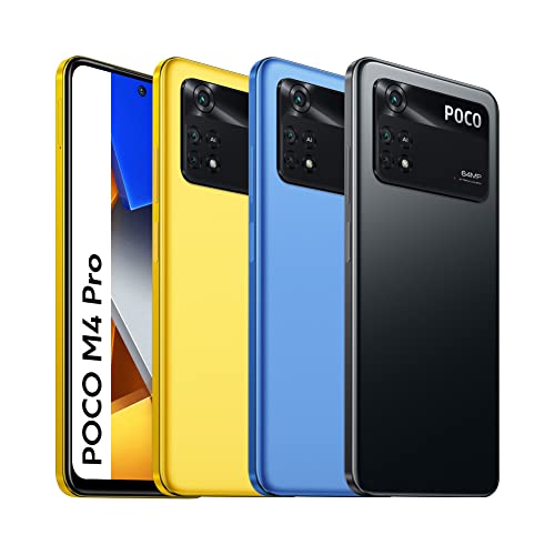 POCO M4 Pro Smartphone 6+128GB, Pantalla de 6.43 pulgadas 90Hz AMOLED DotDisplay, MediaTek Helio G96, Triple Cámara de 64MP, 5000mAh, Cool Blue, Versión ES