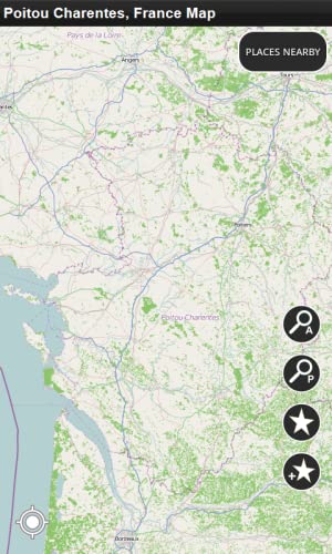 Poitou-Charentes, Francia - Desconectado Mapa