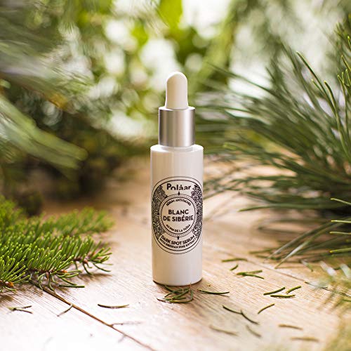 Polaar - Suero anti-manchas Blanc de Sibérie con Pino de la Taïga 30 ml - Tratamiento manos, cara y escote - Atenúa el color de las manchas y aporta vida y unifica el cutis - Máscara del embarazo