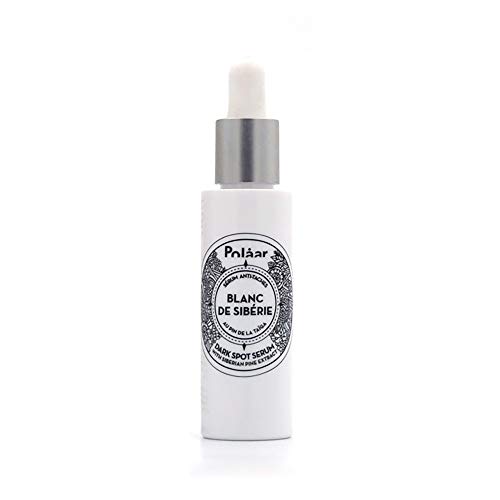 Polaar - Suero anti-manchas Blanc de Sibérie con Pino de la Taïga 30 ml - Tratamiento manos, cara y escote - Atenúa el color de las manchas y aporta vida y unifica el cutis - Máscara del embarazo